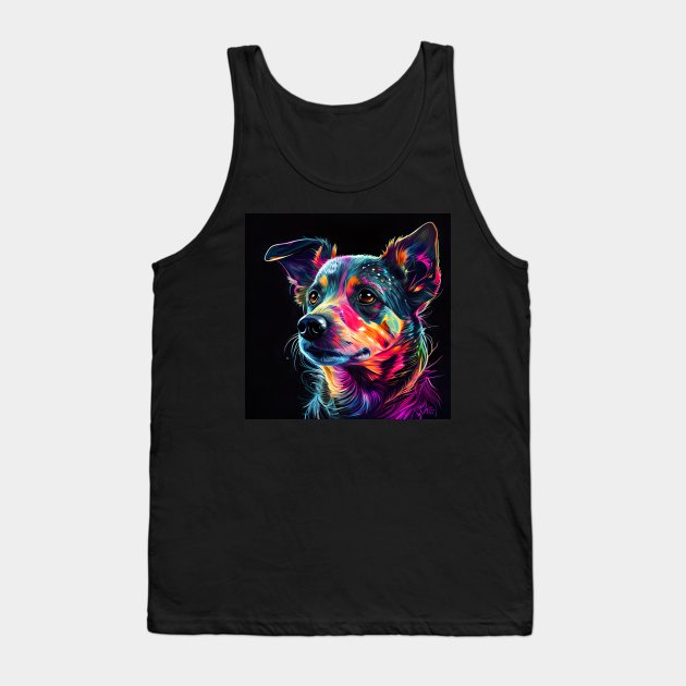 Dog design Tank Top by Flowers Art by PhotoCreationXP